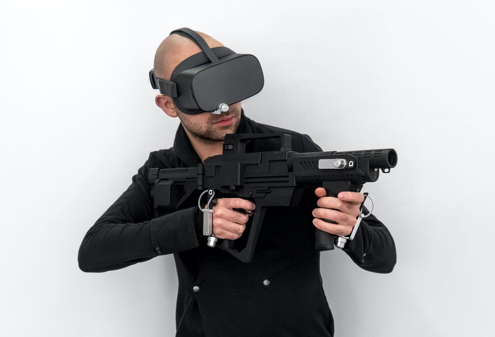 Camera on pink background