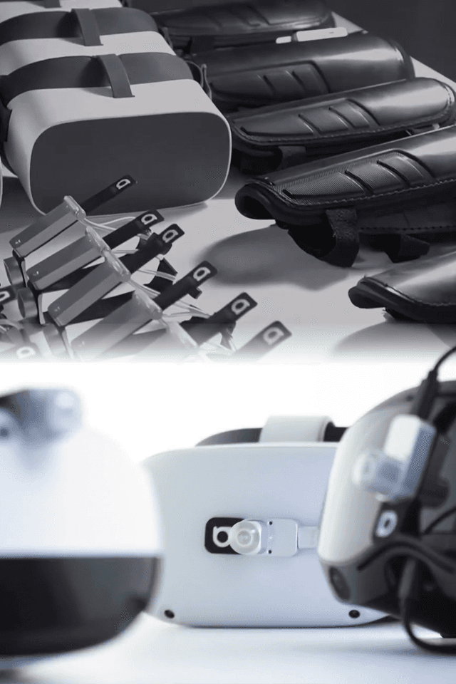 Woman point at computer screen